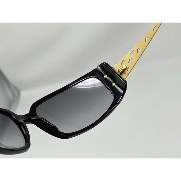 SALVATORE FERRAGAMO VINTAGE SUNGLASSES Black Gold 62 [] 18-120 ITALY main image 11